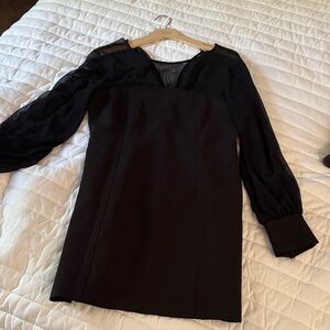 Maeve Black Long Sleeve Dress